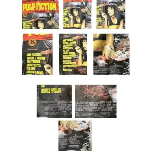 Vtg Pulp Fiction Sweatshirt Sz S Quentin Tarantino Film Movie Y2K Fictio…