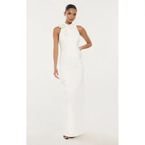 Likely Doiran Halterneck Column Gown in White Size US 2