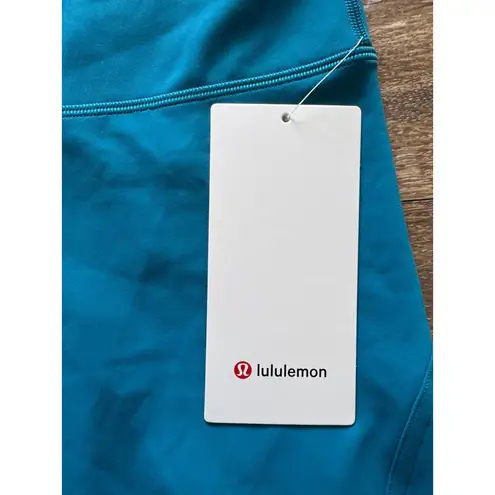 Lululemon  Wunder Train Mesh Panel High Rise 25” Hawaiian Blue Size 8 NWT