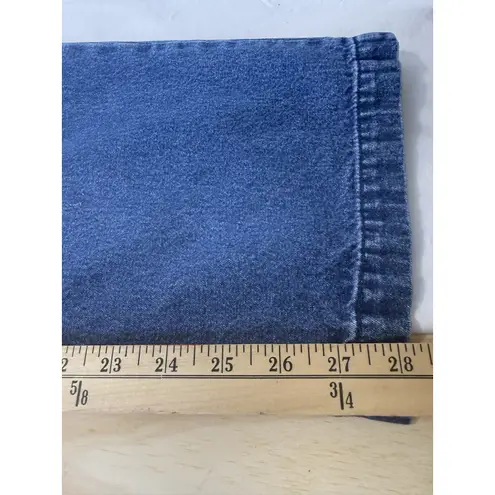 Christopher & Banks Womens Denim Overalls With Santa Embroidery Size M Y2K