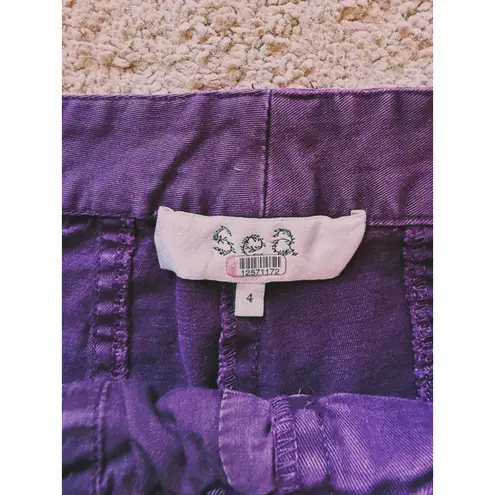 Tuckernuck SEA New York Kali Quilted Ankle Pants Eggplant Purple 4 Quiet Luxury