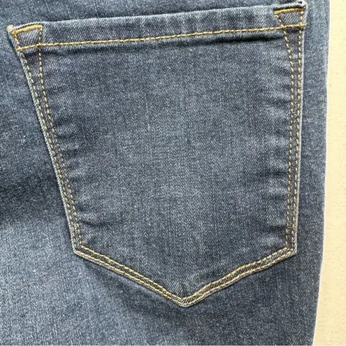 Sofia Jeans by Sofia Vergara Rosa Curvy Slim Fit Ankle Jeans Raw Destructed Hem Blue Size 4