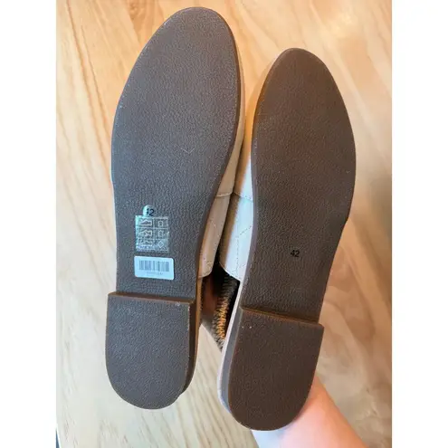 NWOB Emerald Label Genuine Leather SZ 42 EU 11 US San Tan Slingback Quilted Shoe