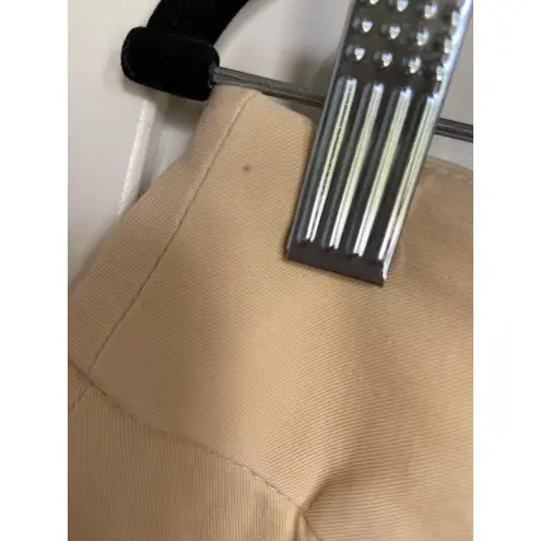 J. Jill Womens Pants Sz 8 Crop Capri Stretch Light Yellow Tan Cream Beige