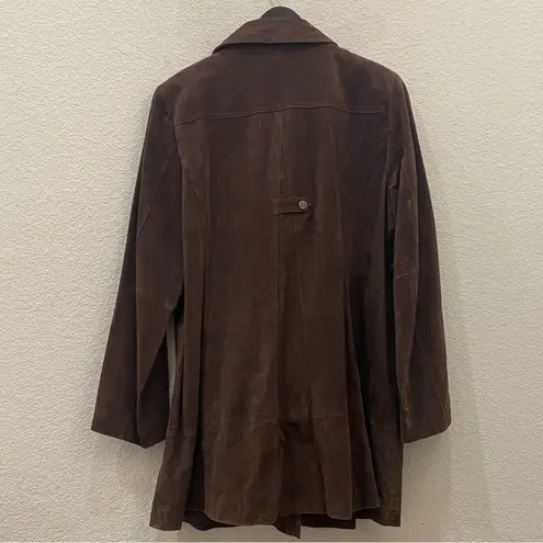 BRADLEY BAYOU Brown Suede Leather Horn