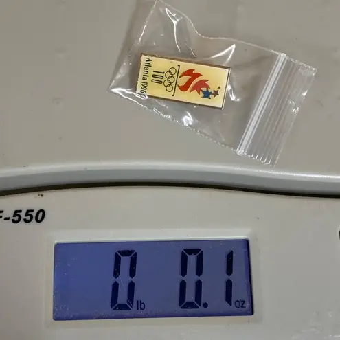 Atlanta 1996 Summer Olympic Games 100 Year Anniversary Tie Tack Pin Torch Flame