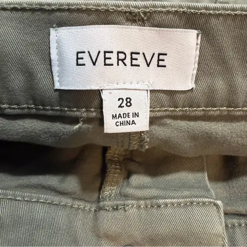 Evereve Payton Utility Ankle Slit Pants Olive green women's 28