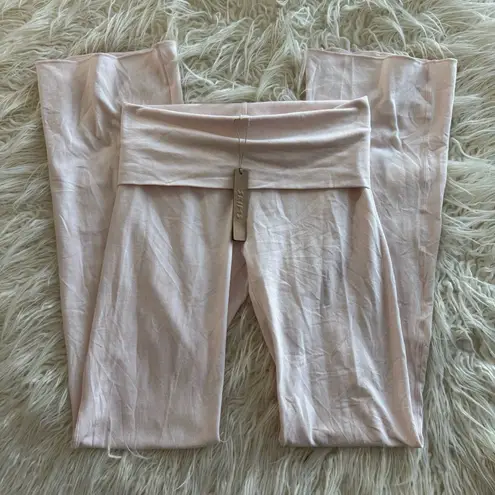 SKIMS Cotton Jersey Foldover Pant Barely Pink Size Small