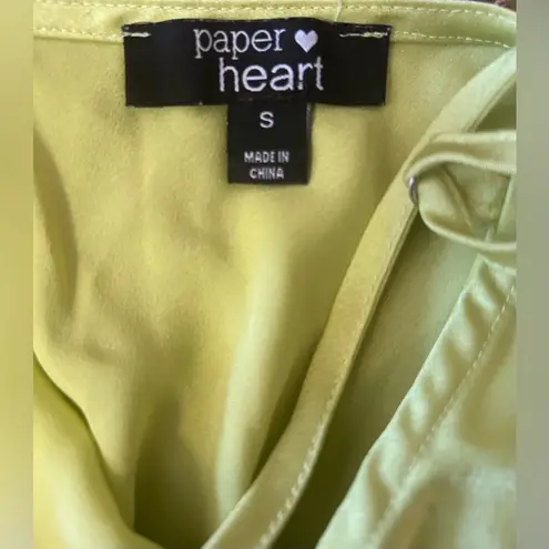 Paper Heart silk dress size s