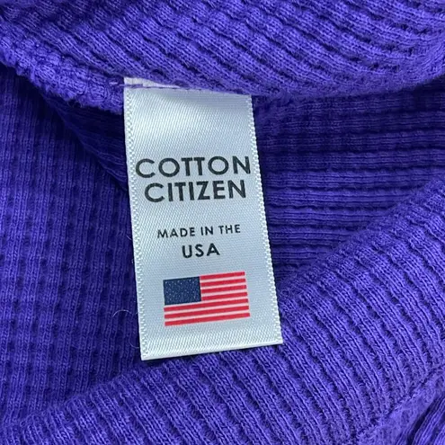 Cotton Citizen Purple Monaco Polo Pullover Sweatshirt - Size Large - NWT