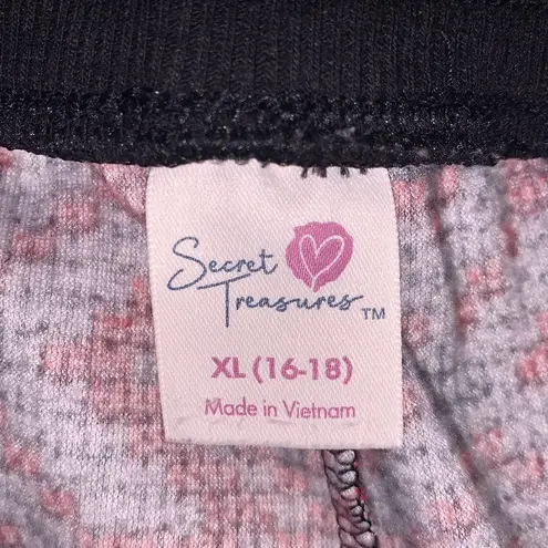 secret treasures Winter Scene Soft Fleece Jogger Style Pajama Pants