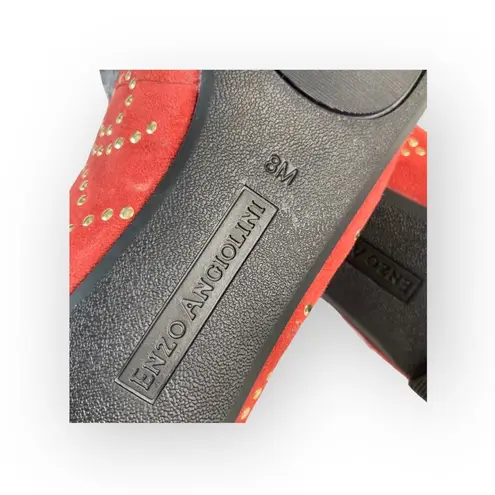 Enzo Angiolini new ❤︎ Stud Suede Ballerina Ballet Flat ❤︎ Pumpkin Spice ❤︎ 8M ❤︎