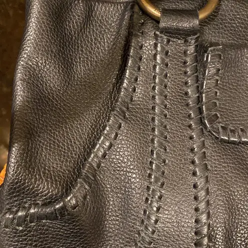 Fiore Isabella Whip it good Angela Tote Black Leather Large beautiful condition