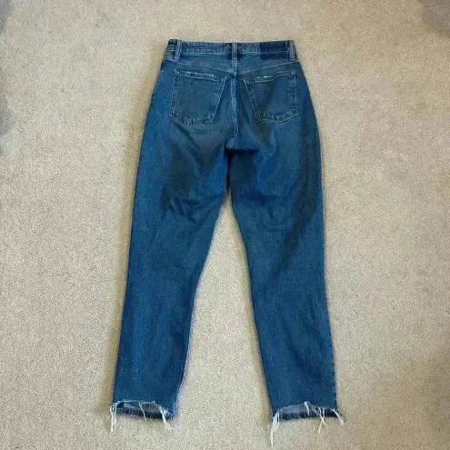 Abercrombie & Fitch  The Mom High Rise Distressed Jeans Ripped Womens Size 26/2