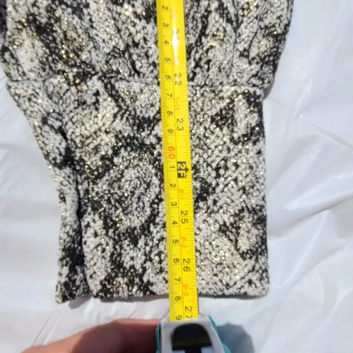 Andamane "BAYLEE" SNAKESKIN JACQUARD MINI Sz L NWT