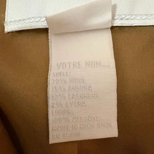 Ny Collection Votre Nom Collection Wool Cashmere Blend Jacket Womens 10 Brown