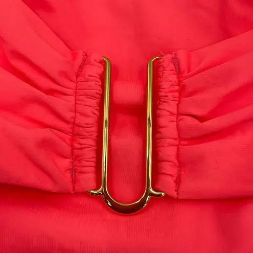 La Blanca Swimsuit Size 8 NWT Island Goddess Mio Hot Coral Swim Island Goddess