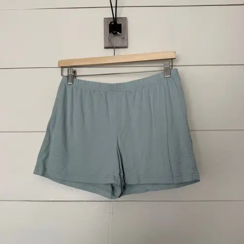 Tahari Women’s Small Light Blue Pajama Set Shorts Top