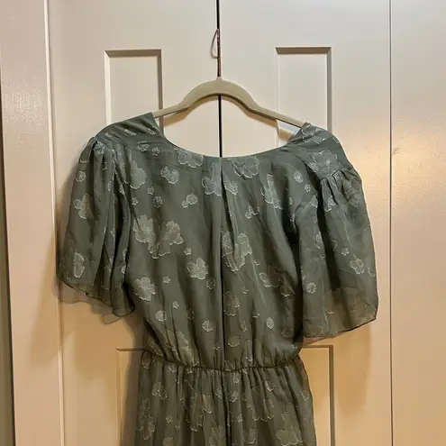 Baltic Born NWT Faye Maxi Dress in Eucalyptus Green, W Large