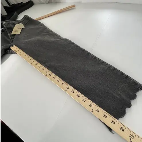 Levi's  501 Original Cropped High Rise Straight Button Fly Black Jeans Sz 29