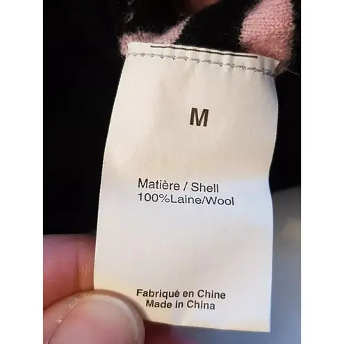 Sonia By Sonia Rykiel Sweater Sz Medium Striped Preppy Skater E Girl Punk Wool Multiple