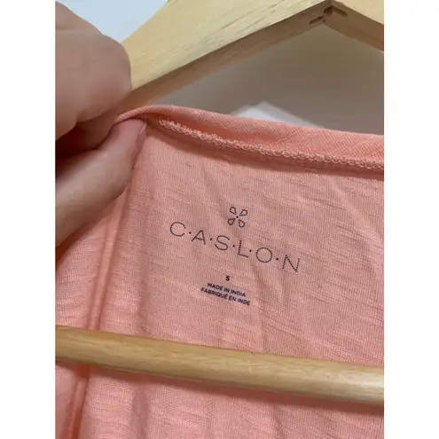 Caslon coral tide muscle tank scoop neck size Small NEW