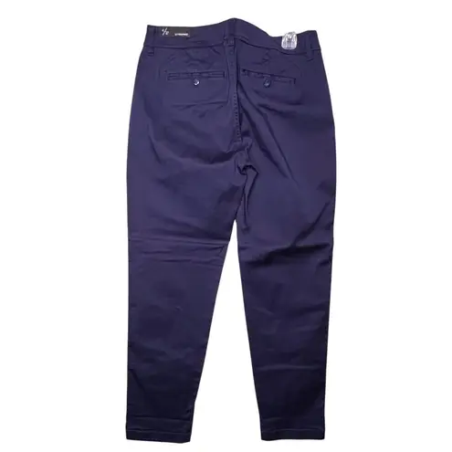 Liverpool Pants Womens 4 Blue Evening Blue Chino Straight Leg Stretch Trousers