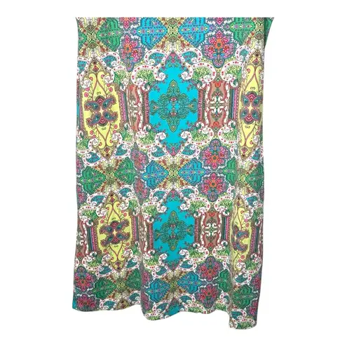 Charter Club Colorful Paisley Print Sleeveless Tank Dress Size XL