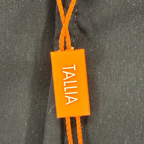 Tallia Black Coat Jacket Size 16R/28 New With Tags Blazer Overcoat