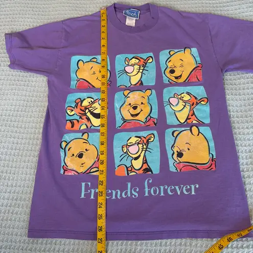 Vintage Disney Winnie the Pooh Tigger T Shirt Tee Womens Medium Purple Top