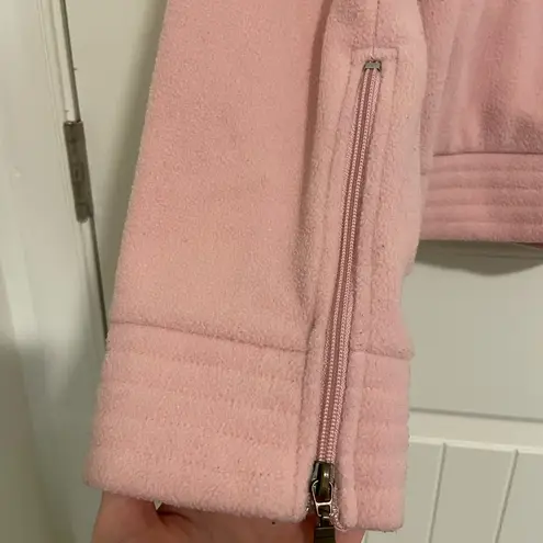 Vintage Carol Rose women’s pink fleece full zip jacket large