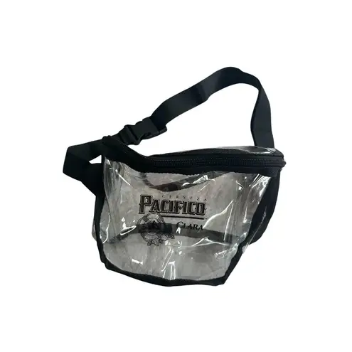 PACIFICO Beer Clear Concert Event Fanny Pack Waist Bag NEW NWOT Black