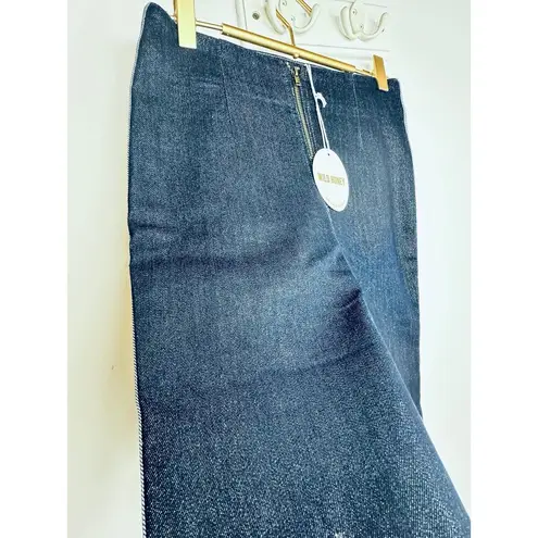 Wild Honey  Glitter Stripe Jeggings | Pull-On Jeans | Size Small | NWT | Designed - Image 3