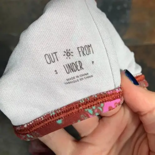 Urban Outfitters  Out From Under High Neck Printed Bikini Top