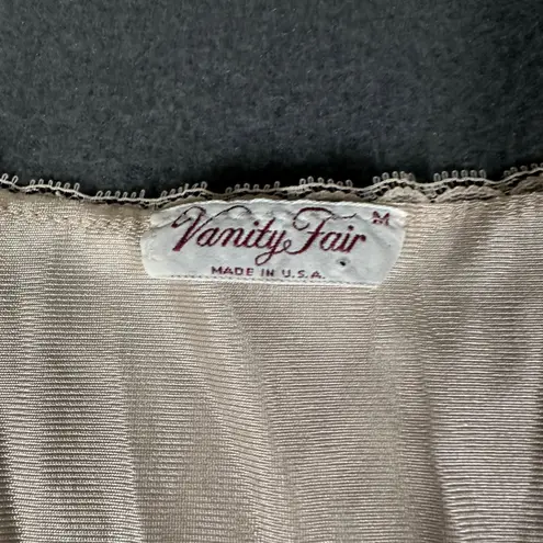 Vanity Fair Vintage Nightgown Womens Medium Ivory Lace Chemise Made USA 90s