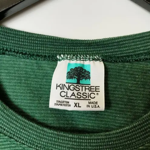 Vintage Edisto Beach SC Green XL Crest Logo USA Made Tee South Carolina Unisex