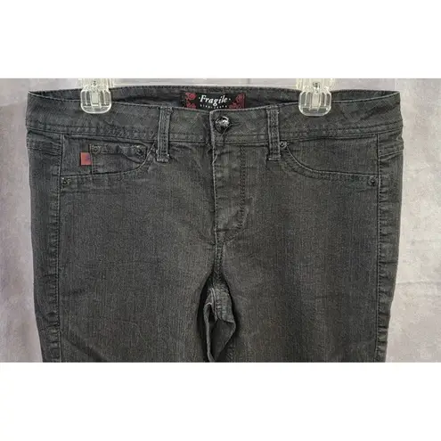 Fragile Jeans Skinny Leg Stretch Black Women's Size 13