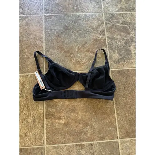 SKIMS Cotton Jersey T-shirt Bra Soot Size 38B