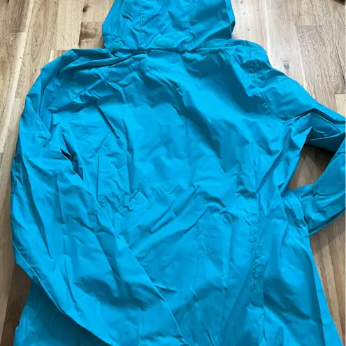 Columbia  Women’s Blue Hooded Windbreaker Jacket Size M