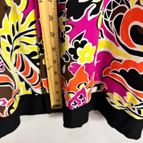 Ronni Nicole Dress 12 Multicolor Paisley Print Boho Retro Y2K Festival Dopamine