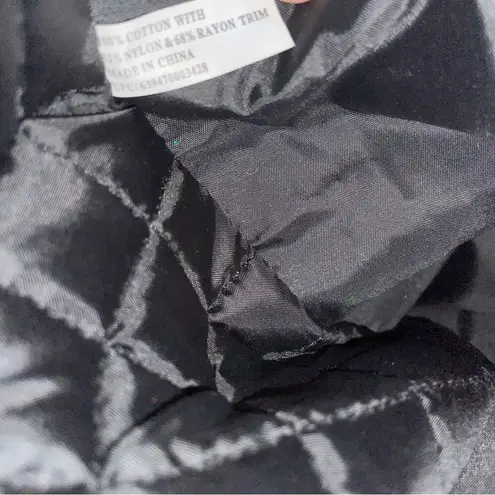 50s Retro beaded Italian bag purse Black