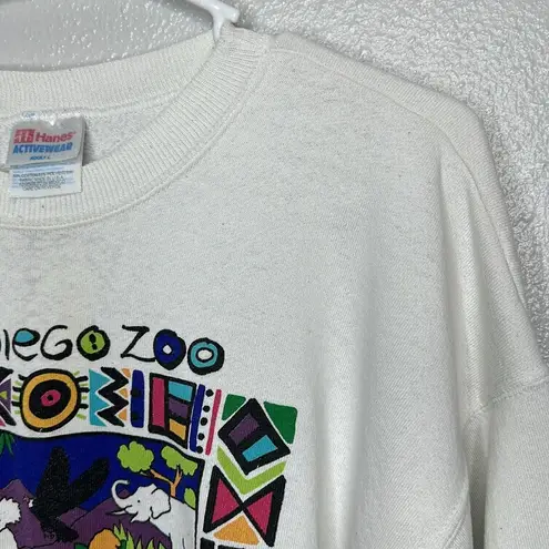 Hanes  Vintage San Diego Zoo Crewneck Pullover