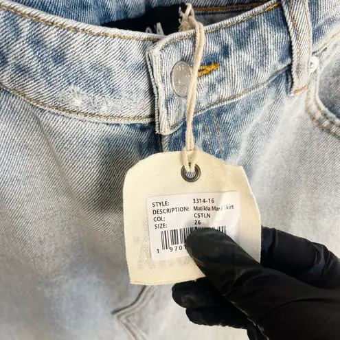 SER.O.YA Matilda Maxi Denim Skirt Size 26 (XS) Blue