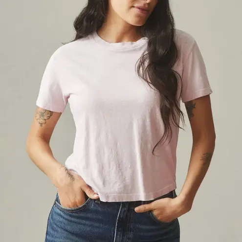 NWOT American Giant Women's Hemp Jersey Crew Tee Size M Ballerina Pink Basic Size M