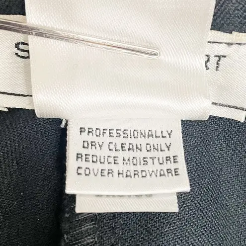 St. John Vintage Sport Pants Black Straight Leg Stretch Trouser Women’s Size 8