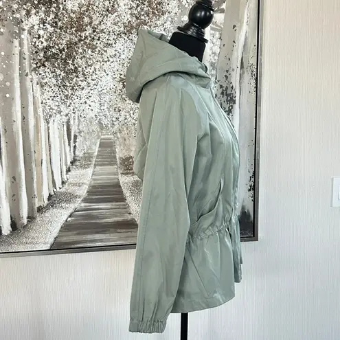 Bernardo Evergreen Women's Hooded Water Resistant Rain Jacket - Size Small