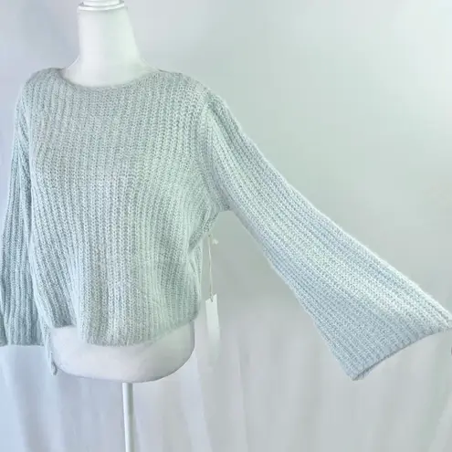 Lumière New  Bell Sleeve Sweater Light Blue