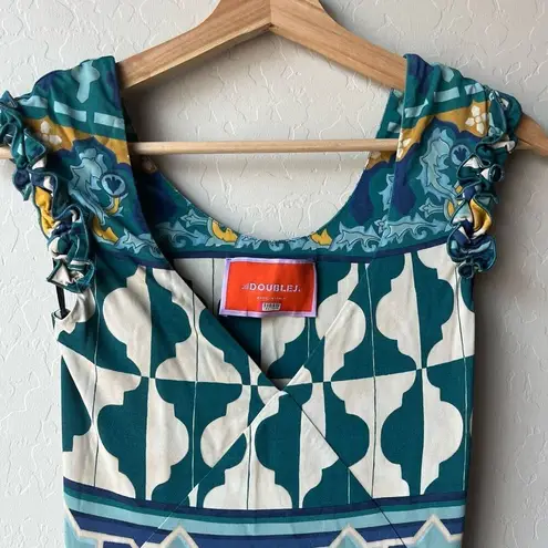 La DoubleJ DressāPimento Blueā Printed V