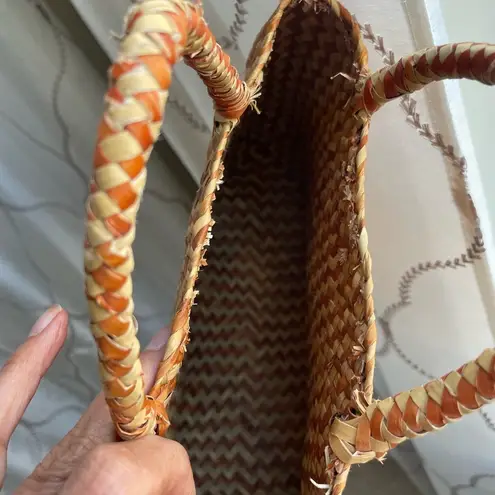 None Woven small Tan Handbag