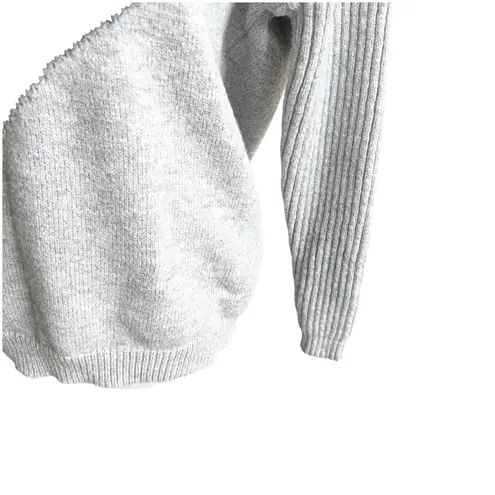 Boutique Heart Pullover Sweater Size XL Black Gray Scoop Neck Cabin Fall Comfy